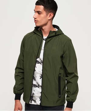 Superdry Echo Beach Cagoule Férfi Kabát Khaki | OEANB0531